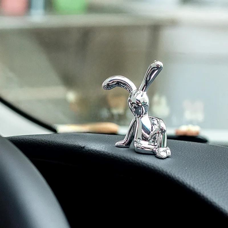 Decoration Voiture - CarToonCharm™ - Argent P - My Store