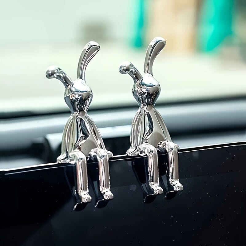 Decoration Voiture - CarToonCharm™ - Argent S - My Store