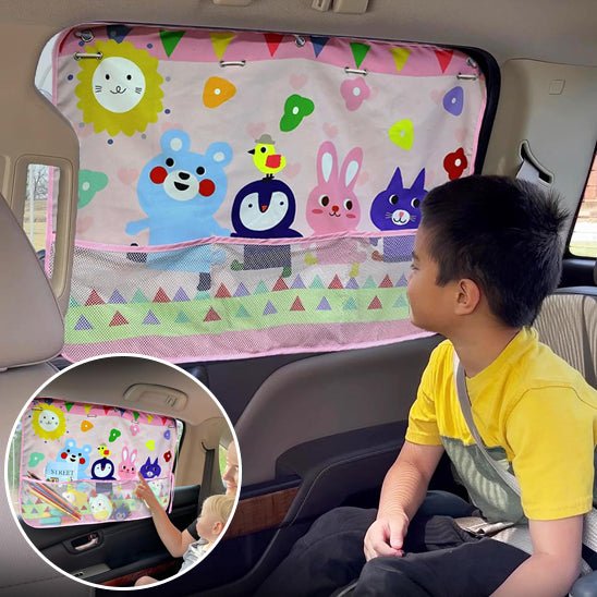 Pare - soleil - voiture enfant amusent drole - J'Aime Mon Bolide